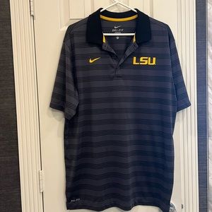 Nike XL Dri-Fit LSU Tigers Polo